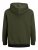 Jack & Jones JJEURBAN BLOCKING SWEAT Forest Green - Mikiny & mikiny bez kapucne - Mikiny & Mikiny s Kapucňou 2XL-12XL