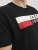 Jack & Jones CORP Logo T-Shirt Black/PLAY 4 - Tričká - Nadrozmerné tričká - 2XL-14XL