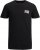 Jack & Jones CORP Logo T-Shirt Black - Tričká - Nadrozmerné tričká - 2XL-14XL