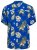 Jack & Jones JORLUKE FLORES Resort Shirt Nautical Blue - Košele - Košele 2XL-10XL