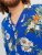 Jack & Jones JORLUKE FLORES Resort Shirt Nautical Blue - Košele - Košele 2XL-10XL