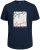Jack & Jones JORJOSHUA T-shirt Navy - Tričká - Nadrozmerné tričká - 2XL-14XL