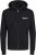 Jack & Jones ESTERBRO Zip Hoodie Black - Mikiny & mikiny bez kapucne - Mikiny & Mikiny s Kapucňou 2XL-12XL