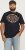 Jack & Jones LOGO O-Neck T-Shirt Black - Tričká - Nadrozmerné tričká - 2XL-14XL