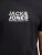 Jack & Jones Tarmac Branding Crew Neck T-Shirt Black - Tričká - Nadrozmerné tričká - 2XL-14XL