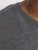 Jack & Jones ORGANIC T-Shirt Dark Grey Melange - Tričká - Nadrozmerné tričká - 2XL-14XL
