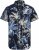 Jack & Jones Hawaii AOP Shirt Blue - Košele - Košele 2XL-10XL