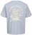 Jack & Jones Bellagio Collage Crew Neck T-Shirt Skyway - Tričká - Nadrozmerné tričká - 2XL-14XL