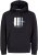 Jack & Jones Frederiksberg Box Script Hoodie Black - Mikiny & mikiny bez kapucne - Mikiny & Mikiny s Kapucňou 2XL-12XL