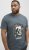 Jack & Jones Anatomy Skull Crew Neck T-Shirt Grey - Tričká - Nadrozmerné tričká - 2XL-14XL