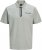 Jack & Jones Fusion Pique Zipper Polo Green/Blue - Polokošele - Polokošele 2XL-8XL