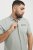Jack & Jones Fusion Pique Zipper Polo Green/Blue - Polokošele - Polokošele 2XL-8XL