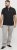 Jack & Jones Fusion Pique Zipper Polo Black - Polokošele - Polokošele 2XL-8XL