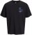 Jack & Jones Compact Crew Neck T-Shirt Black - Tričká - Nadrozmerné tričká - 2XL-14XL