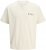 Jack & Jones Snake Crew Neck T-Shirt Antique White - Tričká - Nadrozmerné tričká - 2XL-14XL