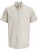 Jack & Jones Summer Shield Short Sleeve Shirt White Pepper - Košele - Košele 2XL-10XL