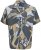 Jack & Jones Vira Marshall AOP Short Sleeve Shirt Silver Sage - Košele - Košele 2XL-10XL