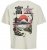 Jack & Jones Fuji Crew Neck T-Shirt Antique White - Tričká - Nadrozmerné tričká - 2XL-14XL