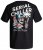 Jack & Jones JJCHILLER With Back Print Black - Tričká - Nadrozmerné tričká - 2XL-14XL