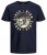 Jack & Jones JJEUSTACE T-Shirt Navy - Tričká - Nadrozmerné tričká - 2XL-14XL