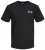 Jack & Jones JCOEDTN T-Shirt with Back Print Black - Tričká - Nadrozmerné tričká - 2XL-14XL
