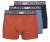 Jack & Jones JACMARCO SOLID Trunks 3-Pack Coronet Blue - Spodná bielizeň - Spodné Prádlo 2XL-8XL