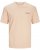 Jack & Jones Zekiel Crew Neck T-Shirt Peach Parfait - Tričká - Nadrozmerné tričká - 2XL-14XL