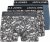 Jack & Jones Damon Skull Trunks 3-Pack Black - Spodná bielizeň - Spodné Prádlo 2XL-8XL