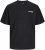 Jack & Jones Charge Crew Neck Printed T-Shirt Black - Tričká - Nadrozmerné tričká - 2XL-14XL