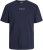 Jack & Jones Ayce Crew Neck T-Shirt Blue - Tričká - Nadrozmerné tričká - 2XL-14XL
