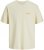 Jack & Jones Retiro Crew Neck T-Shirt Antique White - Tričká - Nadrozmerné tričká - 2XL-14XL