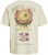 Jack & Jones Retiro Crew Neck T-Shirt Antique White - Tričká - Nadrozmerné tričká - 2XL-14XL