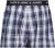 Jack & Jones Saigon Blue/Red Check Woven Boxers 3-Pack Navy Blazer - Spodná bielizeň - Spodné Prádlo 2XL-8XL