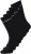 Jack & Jones BASIC LOGO Tennis Socks 5-Pack Black - Spodná bielizeň - Spodné Prádlo 2XL-8XL
