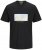 Jack & Jones Vira Branding Crew Neck T-Shirt Black - Tričká - Nadrozmerné tričká - 2XL-14XL