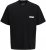 Jack & Jones Summer Sago Print Crew Neck T-Shirt Black - Tričká - Nadrozmerné tričká - 2XL-14XL