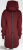 Nora Mikken KADRI WHITE Long Hoodie Burgundy - Mikiny & Mikiny bez kapucne - 