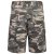 Kam Jeans 329 Short Charcoal Camo - Šortky - Šortky W40-W60