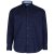 Kam Jeans 6158 Long Sleeve Dobby Embroidery Shirt Navy - Košele - Košele 2XL-10XL
