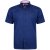 Kam Jeans 6160 Short Sleeve Dobby Print Shirt Twilight Blue - Košele - Košele 2XL-10XL