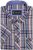 Kam Jeans 6313 Casual Check Short Sleeve Shirt Grey - Košele - Košele 2XL-10XL