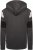 Kam Jeans 7068 Cut & Sew Over Head Hoody Charcoal - Mikiny & mikiny bez kapucne - Mikiny & Mikiny s Kapucňou 2XL-12XL