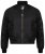 Kam Jeans KV75 Bomber Jacket Black - Bundy - Bundy Nadmerné Veľkosti 2XL-8XL