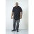 D555 Archer Collarless Shirt Black - Košele - Košele 2XL-10XL