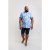 D555 Santana Hawaii Shirt Sky Blue - Košele - Košele 2XL-10XL