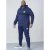 D555 Sergio Half Zip Hoodie Navy - Mikiny & mikiny bez kapucne - Mikiny & Mikiny s Kapucňou 2XL-12XL