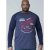 D555 Neill Long Sleeve T-shirt Navy - Tričká - Nadrozmerné tričká - 2XL-14XL