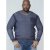 D555 Bryson Crewneck Sweater with Pocket Navy - Mikiny & mikiny bez kapucne - Mikiny & Mikiny s Kapucňou 2XL-12XL