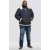 D555 Hudson Hooded Puffer Jacket Navy - Bundy - Bundy Nadmerné Veľkosti 2XL-8XL