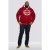 D555 Rylan Hoodie Red - Mikiny & mikiny bez kapucne - Mikiny & Mikiny s Kapucňou 2XL-12XL
